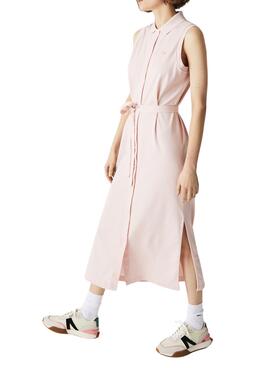 Vestido Lacoste EF1107 Rosa para Mulher