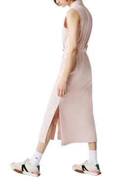 Vestido Lacoste EF1107 Rosa para Mulher