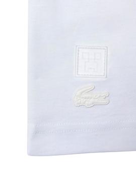 T-Shirt Lacoste x Minecraft Branco Unissex