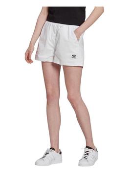 Shorts Adidas Originals Branco para Mulher