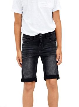 Bermuda Denim Name It Theo Classe Preto para Menino