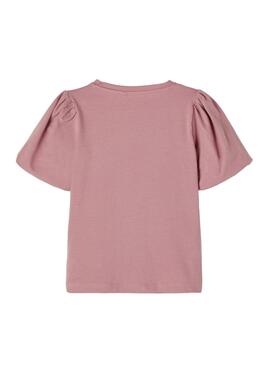 T-Shirt Name It Fira Rosa para Menina