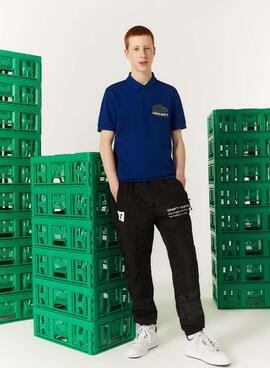 Polo Lacoste x Minecraft Classic Fit Unissex Azul