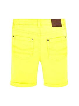 Shorts Mayoral Basico Limon Amarelo Menino