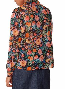 Camisa Naf Naf Print Floral Multi para Mulher