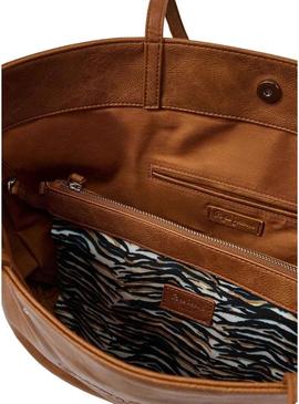 Bolsa Pepe Jeans Bruna Marron para Mulher