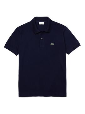 Pólo Lacoste Caiman Azul Marinho