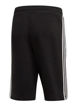Bermuda Adidas 3 Bandas Preto para Homem