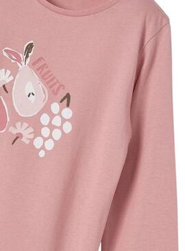 Pijama Mayoral Frutas Rosa para Menina