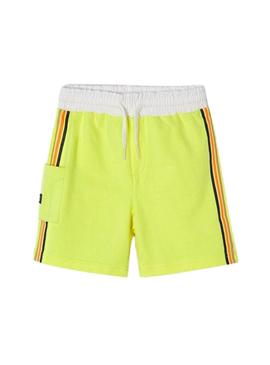 Bermuda Mayoral Bandas SCL Amarelo para Menino