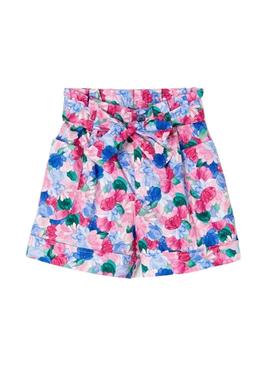 Calça Mayoral Short Floral para Menina