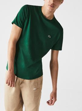 T-Shirt Lacoste Pima Verde Para Homem
