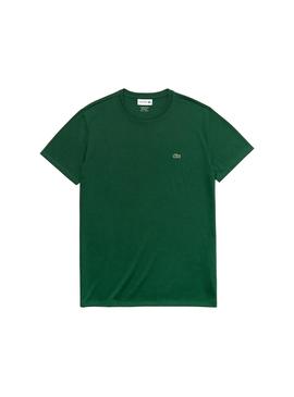 T-Shirt Lacoste Pima Verde Para Homem