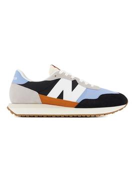 Sapatilhas New Balance 237 Preto e Azul Homem