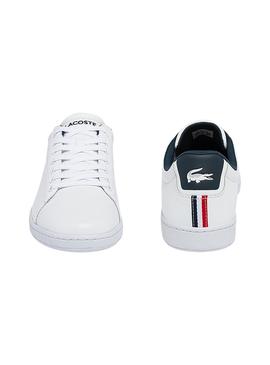 Sapatilhas Lacoste Carnaby Evo Brancos para Homem