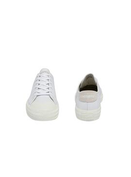 Sapatilhas Lacoste Gripshot Brancos Para Mulher