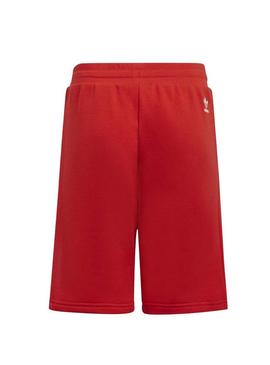 Bermudas Adidas Anel Regular Vermelho Para Menino Y Menina