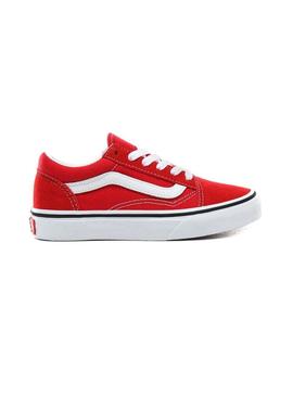 Sapatilhas Vans Old Skool Vermelho para Menino E Menina