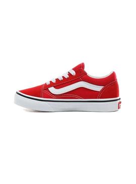 Sapatilhas Vans Old Skool Vermelho para Menino E Menina