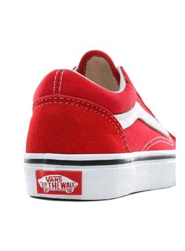 Sapatilhas Vans Old Skool Vermelho para Menino E Menina