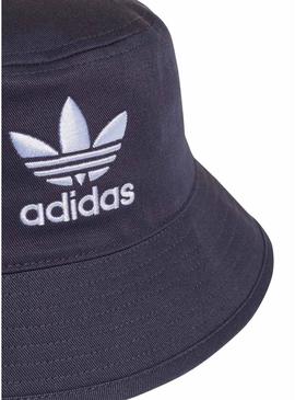 Chapéu Adidas Trefoil Balde Azul Marinho Para Menino Menina
