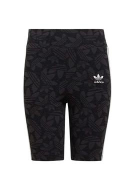 Leggings Adidas Ciclismo Trifoil Preto Para Menina