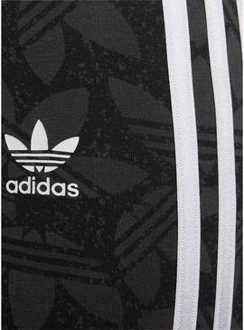 Leggings Adidas Ciclismo Trifoil Preto Para Menina