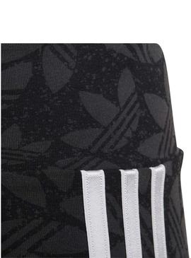 Leggings Adidas Ciclismo Trifoil Preto Para Menina