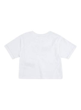 T-Shirt Levis Meet And Greed Branco Para Menina