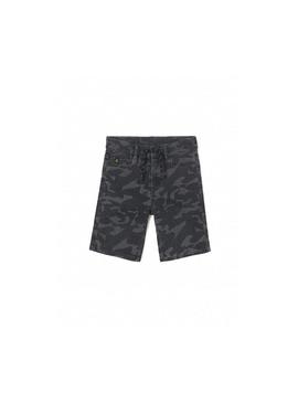 Bermuda Denim Mayoral Camuflagem Cinza Para Menino