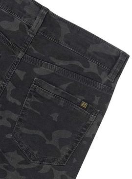 Bermuda Denim Mayoral Camuflagem Cinza Para Menino