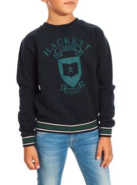 Sweat Hackett Vintg Azul Marinho