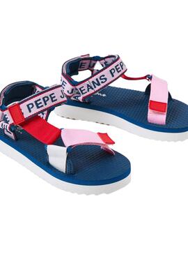 Sandálias Pepe Jeans Pool Multitiras Rosa Menina