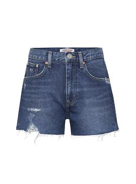 Short Jeans Tommy Jeans Calça Azul Para Mulher