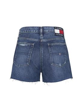 Short Jeans Tommy Jeans Calça Azul Para Mulher