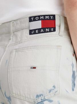 Jeans Tommy Jeans Mom Branco Mulher