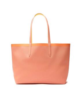 Bolsa Lacoste Anna Reversível Amarelo E Laranja