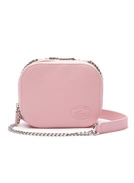 Bolsa Lacoste Croco Crew Rosa Para Mulher