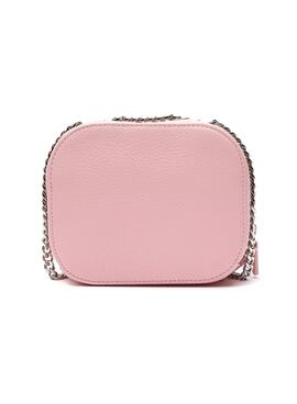 Bolsa Lacoste Croco Crew Rosa Para Mulher