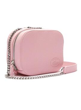 Bolsa Lacoste Croco Crew Rosa Para Mulher