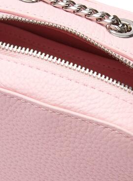 Bolsa Lacoste Croco Crew Rosa Para Mulher