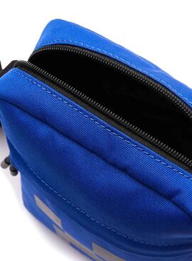 Bolsa de Ombro Lacoste X Minecraft Azul Para Homem