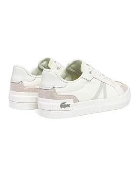 Sapatilhas Lacoste L004 Brancos Para Mulher