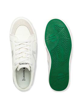 Sapatilhas Lacoste L004 Brancos Para Mulher