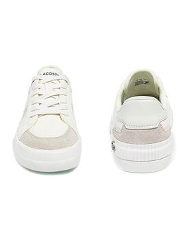 Sapatilhas Lacoste L004 Brancos Para Mulher