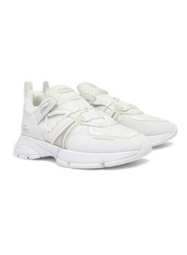 Sapatilhas Lacoste L003 Brancos Para Mulher