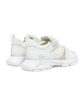Sapatilhas Lacoste L003 Brancos Para Mulher