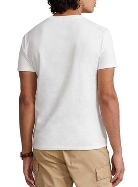 T-Shirt Polo Ralph Lauren Polo Bear Branco Homem