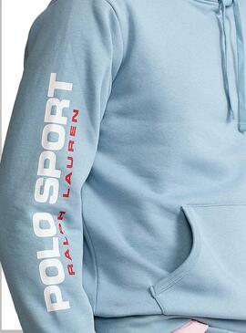 Sweat Polo Ralph Lauren Sport Capuz Azul
