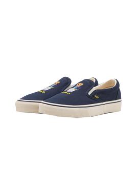 Sapatilhas Polo Ralph Lauren Slip On Azul Marinho Homem